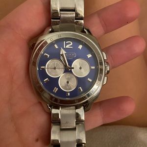 Women’s Coach Silver Boyfriend Watch